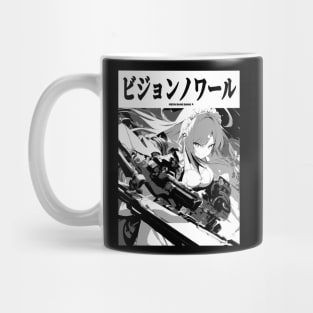 Cyberpunk Cyborg Maid Girl Japanese Vaporwave Urban Aesthetic 4 Mug